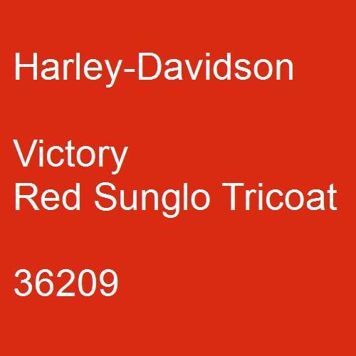 Harley-Davidson, Victory Red Sunglo Tricoat, 36209.